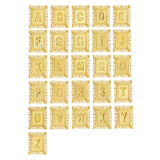 2pc 14k Initial & Cross Necklace Set