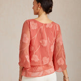 Chiffon Floral Layered Blouse