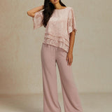 Chiffon Floral Layered Blouse