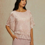 Chiffon Floral Layered Blouse