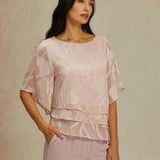 Chiffon Floral Layered Blouse