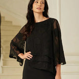 Chiffon Floral Layered Blouse