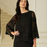 Chiffon Floral Layered Blouse