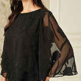 Chiffon Floral Layered Blouse