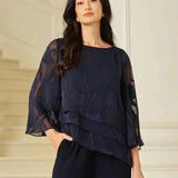 Chiffon Floral Layered Blouse