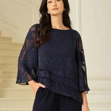 Chiffon Floral Layered Blouse
