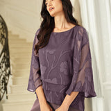 Chiffon Floral Layered Blouse