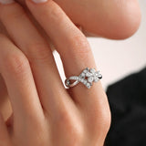 Ribbon Flower Ring