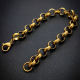 9ct Gold Filled Belcher Bracelet 10mm