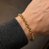 9ct Gold Filled Belcher Bracelet 10mm