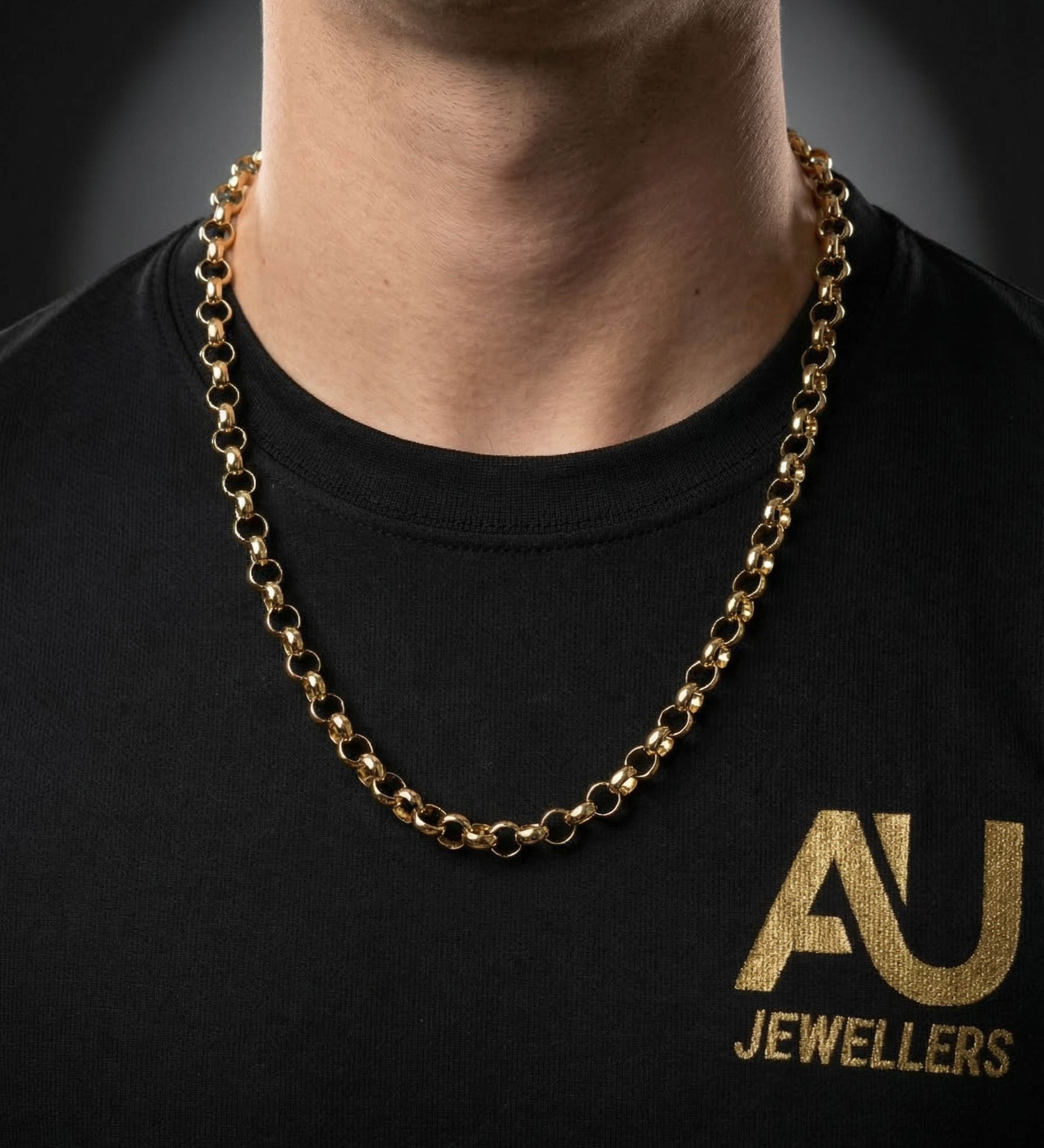 9ct Gold Filled Belcher Chain 10mm