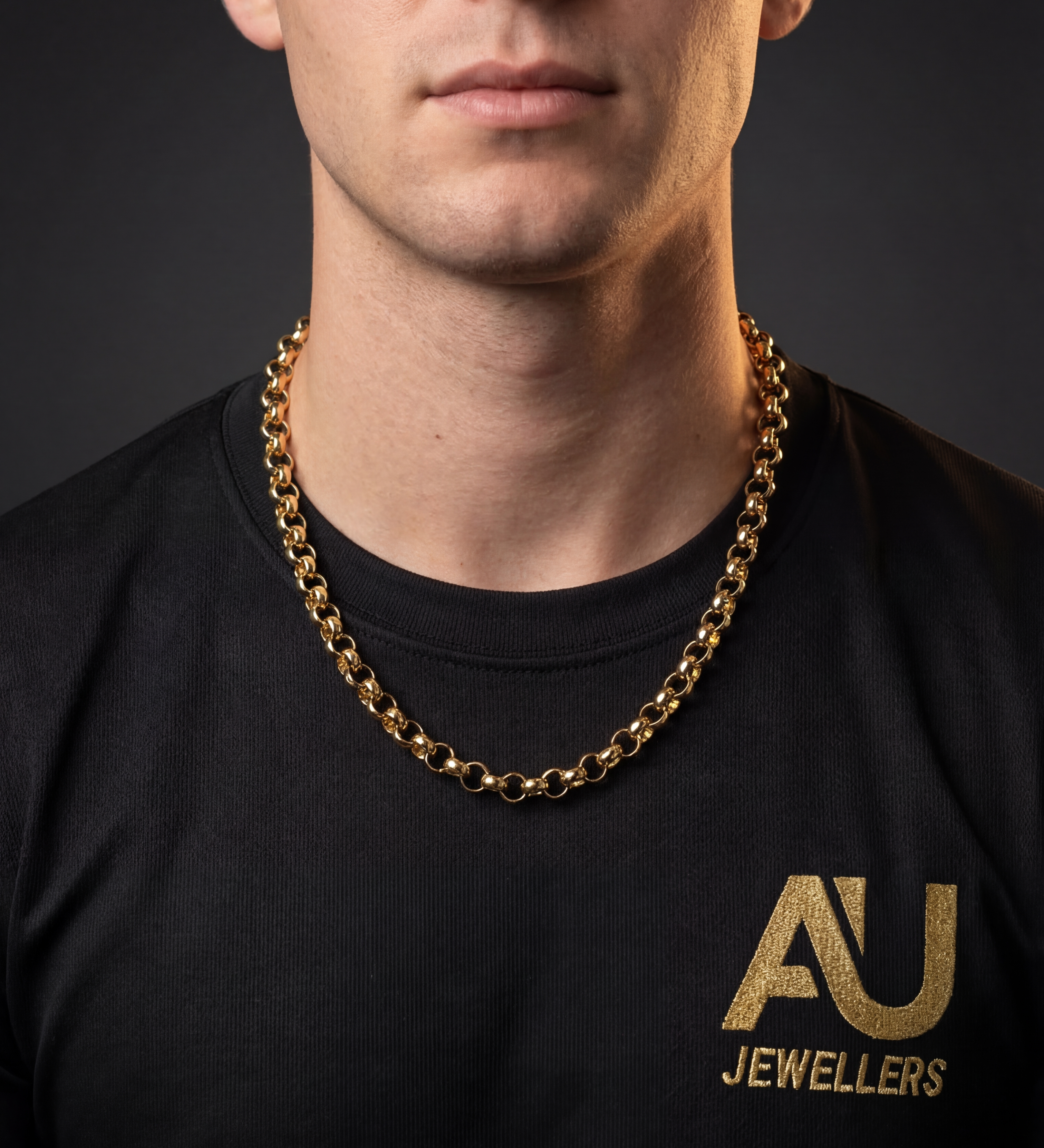 9ct Gold Filled Belcher Chain 10mm