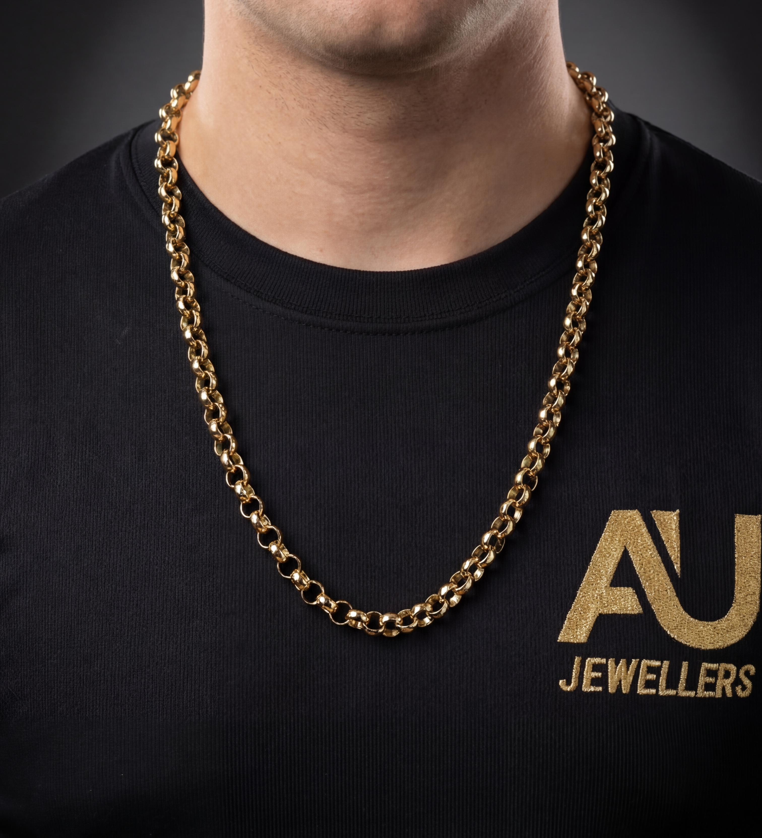 9ct Gold Filled Belcher Chain 10mm