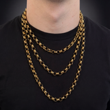 9ct Gold Filled Belcher Chain 10mm