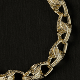 White Gold Filled Tulip Bracelet 10mm