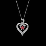 Heart Flower Pendant