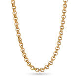 12MM GOLD DIAMOND CUT PATTERNED BELCHER SET