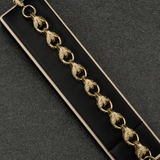 9ct Gold Filled Tulip Bracelet 13mm