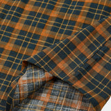 Men's Vintage Plaid Casual Pocket Short Sleeve Shirt