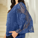 Chiffon Floral Layered Blouse