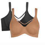 🏆 Last Day Special Price £9.99! 💐Women's Elegant Sheer Full Coverage Plus Size Bra
