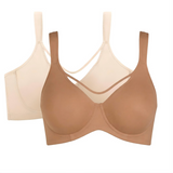 🏆 Last Day Special Price £9.99! 💐Women's Elegant Sheer Full Coverage Plus Size Bra