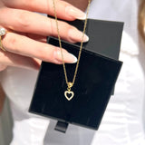 Alma Charm Necklace & Alma Studs Set Gold