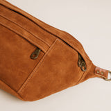 Cross Your Heart Sling - Suede Caramel