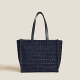 Framed Mimi - Suede Navy Croco