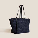 Framed Mimi - Suede Navy Croco