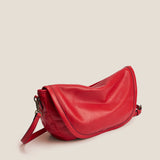 Arc Saddle Bag - Heritage "Broken-In" Leather Red
