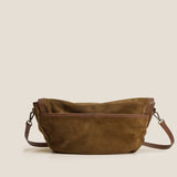 Arc Saddle Bag - Suede Desert Sand