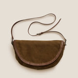 Arc Saddle Bag - Suede Desert Sand