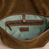 Arc Saddle Bag - Suede Desert Sand