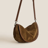Arc Saddle Bag - Suede Desert Sand
