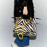 Charlie - Black & Cream Zebra