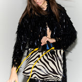 Charlie - Black & Cream Zebra