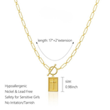 Cross Choker Necklace