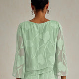 Chiffon Floral Layered Blouse