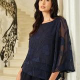 Chiffon Floral Layered Blouse