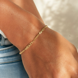Personalized Name Bracelet 18K
