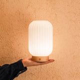 Lilly Light Brown Unique Rechargeable Lamp