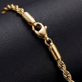9ct Gold Filled Rope Chain 6mm