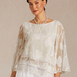 Chiffon Floral Layered Blouse