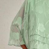 Chiffon Floral Layered Blouse