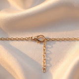 Straighten Your Crown Cross Necklace