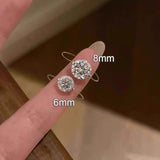 S925 1-2 Carat Moissanite Invisible Band Ring