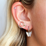 Opal 4mm Flat Back Stud