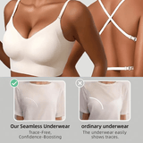 🏆Last Day 49% OFF🔥Women's Solid Color Wireless Backless Bra