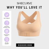 🎉LAST DAY SALE -70% OFF⚡Front Closure Cross-Back Wireless Posture Bra